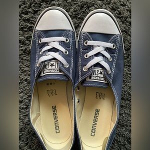 Ladies Converse All star blue - worn only once!